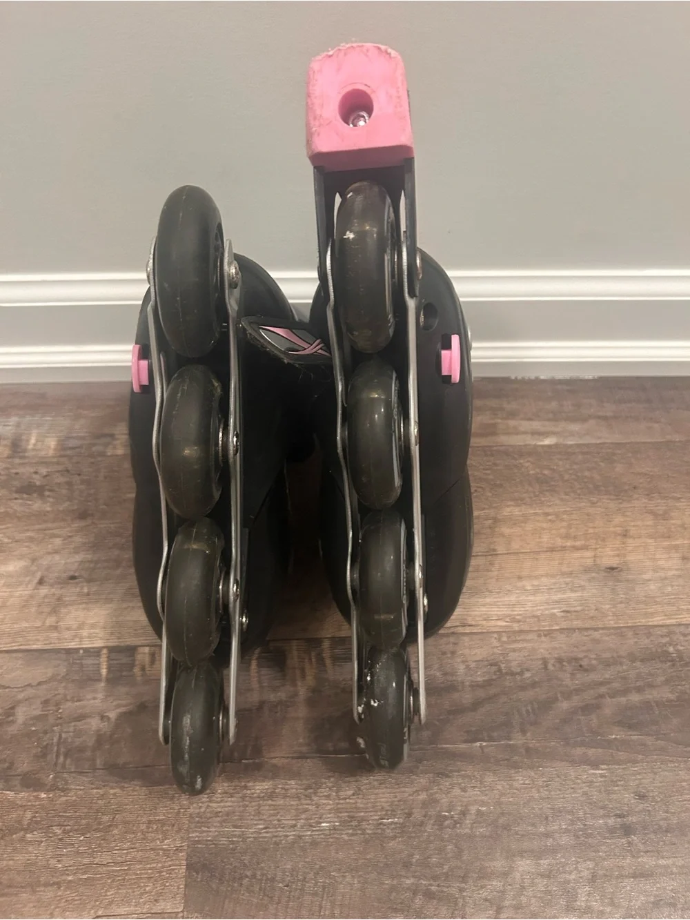Onex | Shoes | Onex Kids Pink Black Adjustable Inline Skates | Poshmark